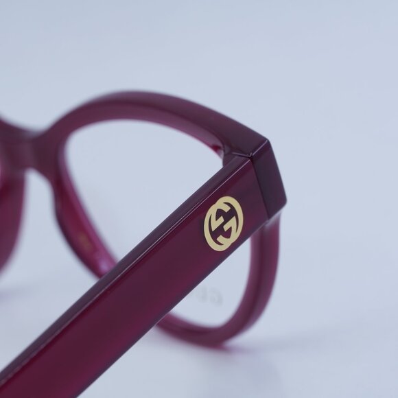 🕶️ New Gucci GG1581O 003 Eyeglasses - Fuchsia Frame - Picture 7 of 10